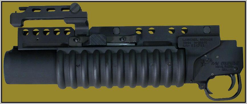 M203PI EGLM for use with Picatinny rail systems.